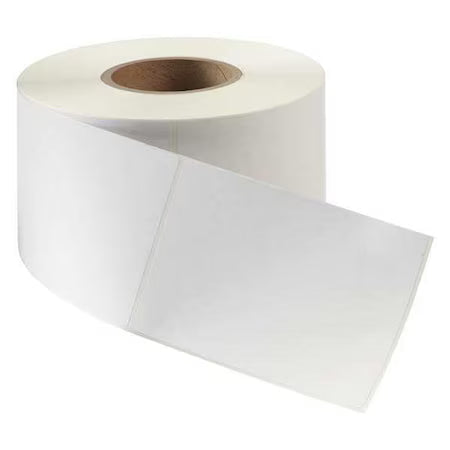 3x3 thermal transfer label roll, ribbon-based, for HOLZMA and Biesse panel saws