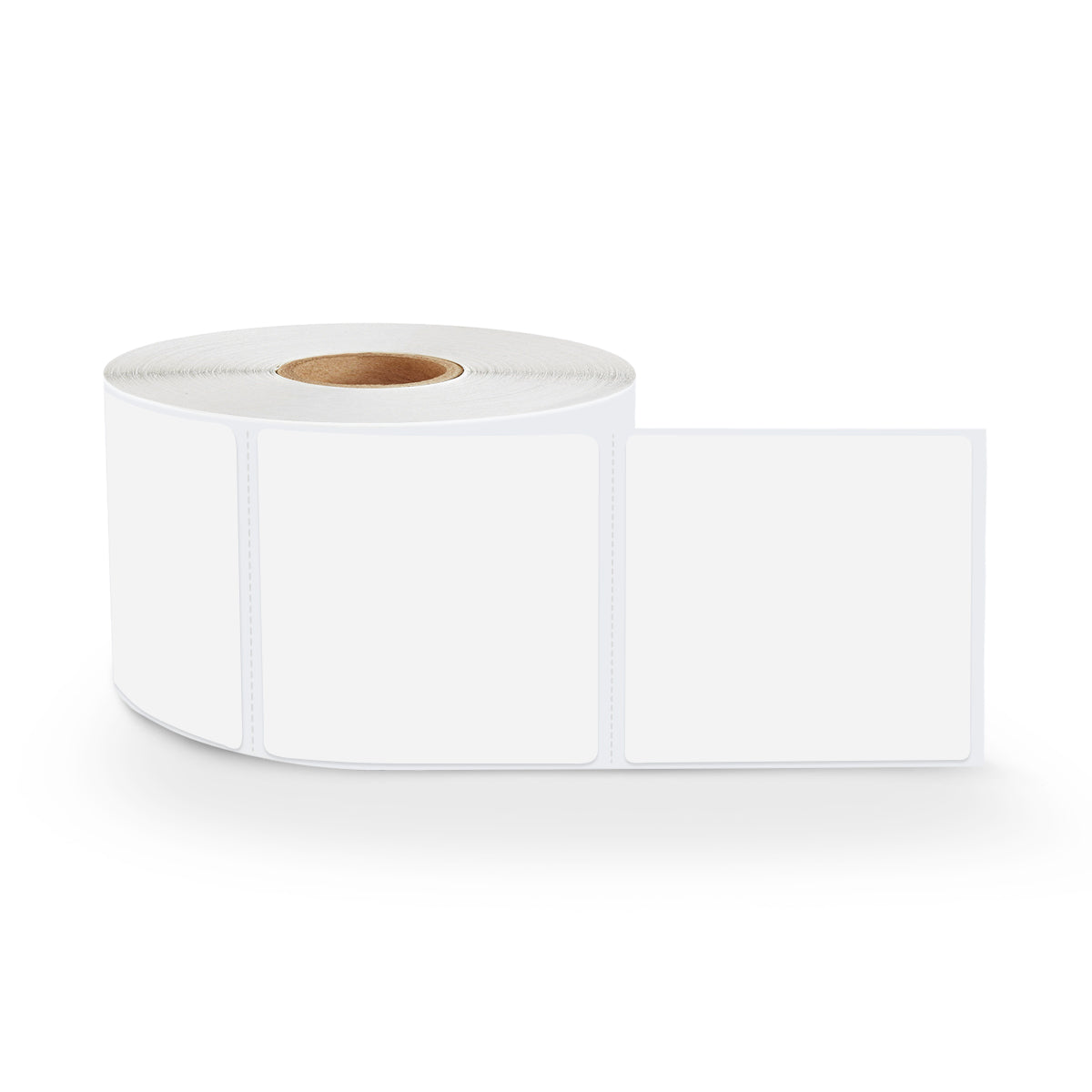 3x3 direct thermal label roll, 3-inch core, for CNC routers and panel saws